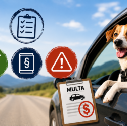 Checklist para viajar en auto con tu perro