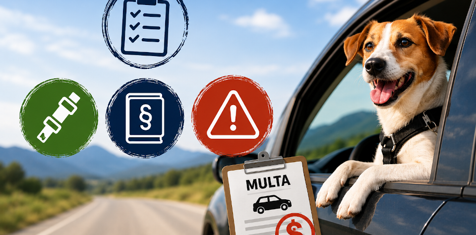 Checklist para viajar en auto con tu perro